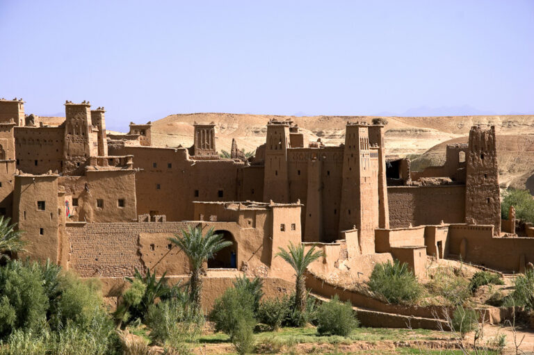 kasbah (ksar) d'aÔt benhaddou au maroc